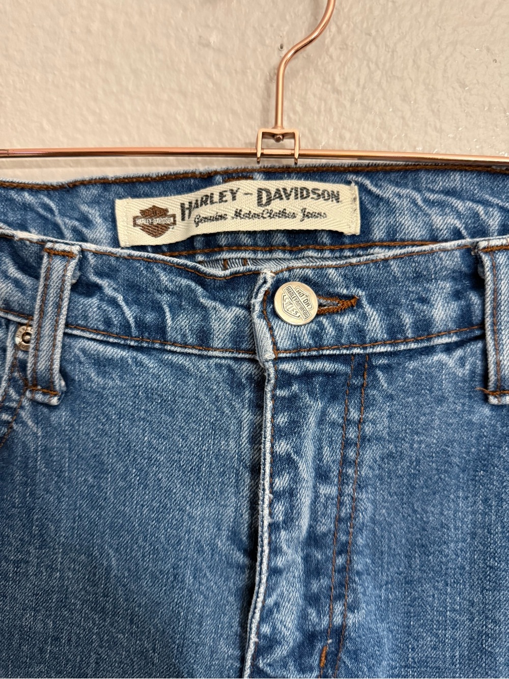 Harley Davidson Classic Straight Leg Jeans - Picture 2 of 8